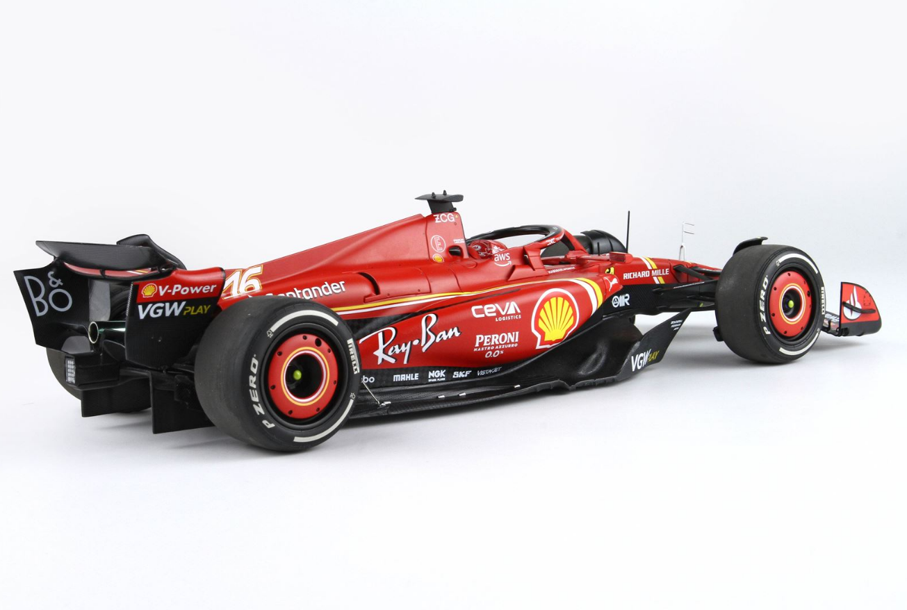 BBR 1:18 Ferrari SF24 Australian GP 2024 (Luxury Packaging) - C. Leclerc 2nd position