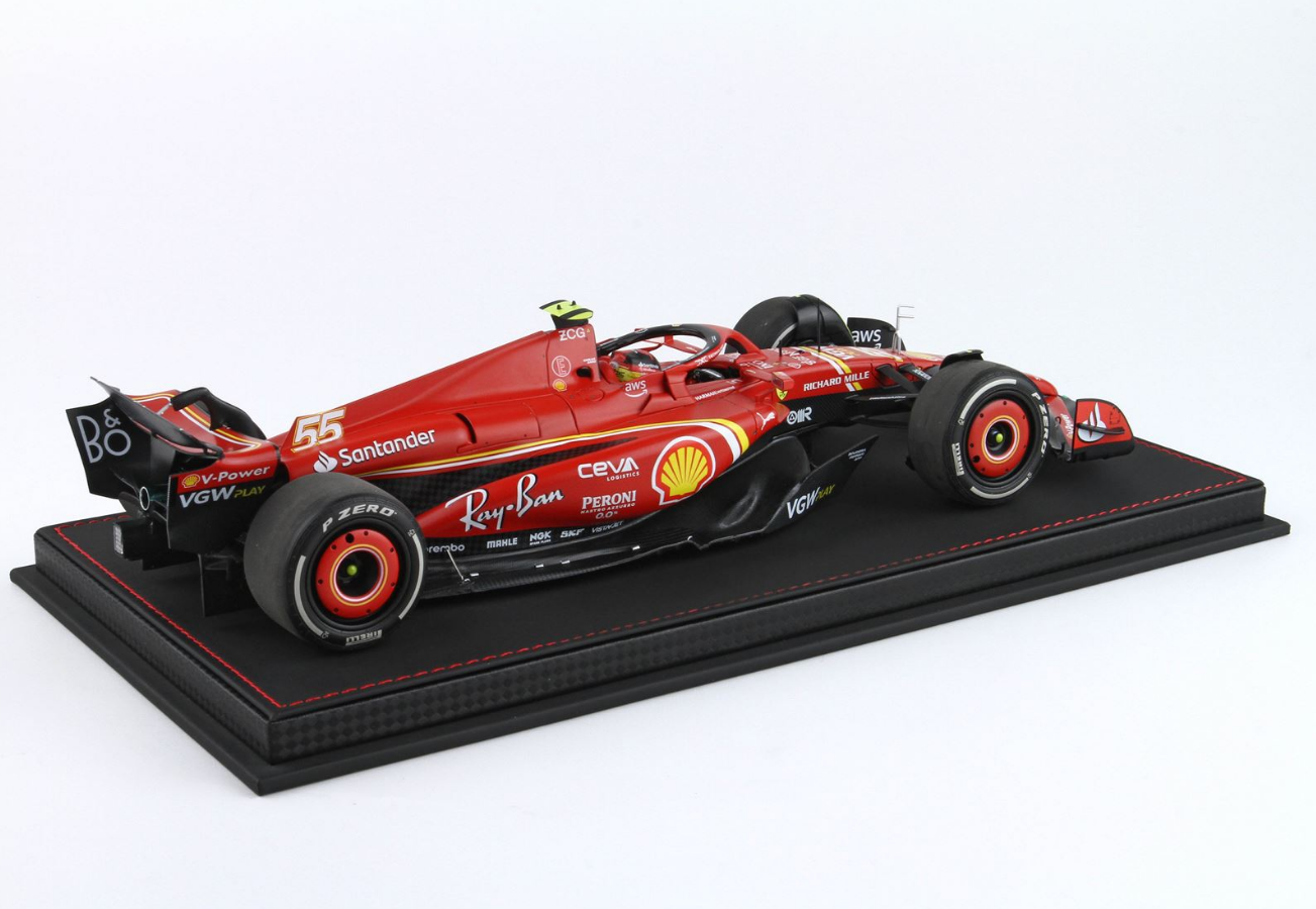 BBR 1:18 Ferrari SF24 Australian GP 2024 (Luxury Packaging) C. Sainz-first place