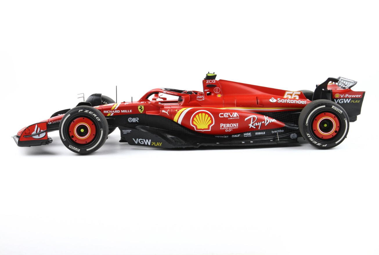 BBR 1:18 Ferrari SF24 Australian GP 2024 (Luxury Packaging) C. Sainz-first place