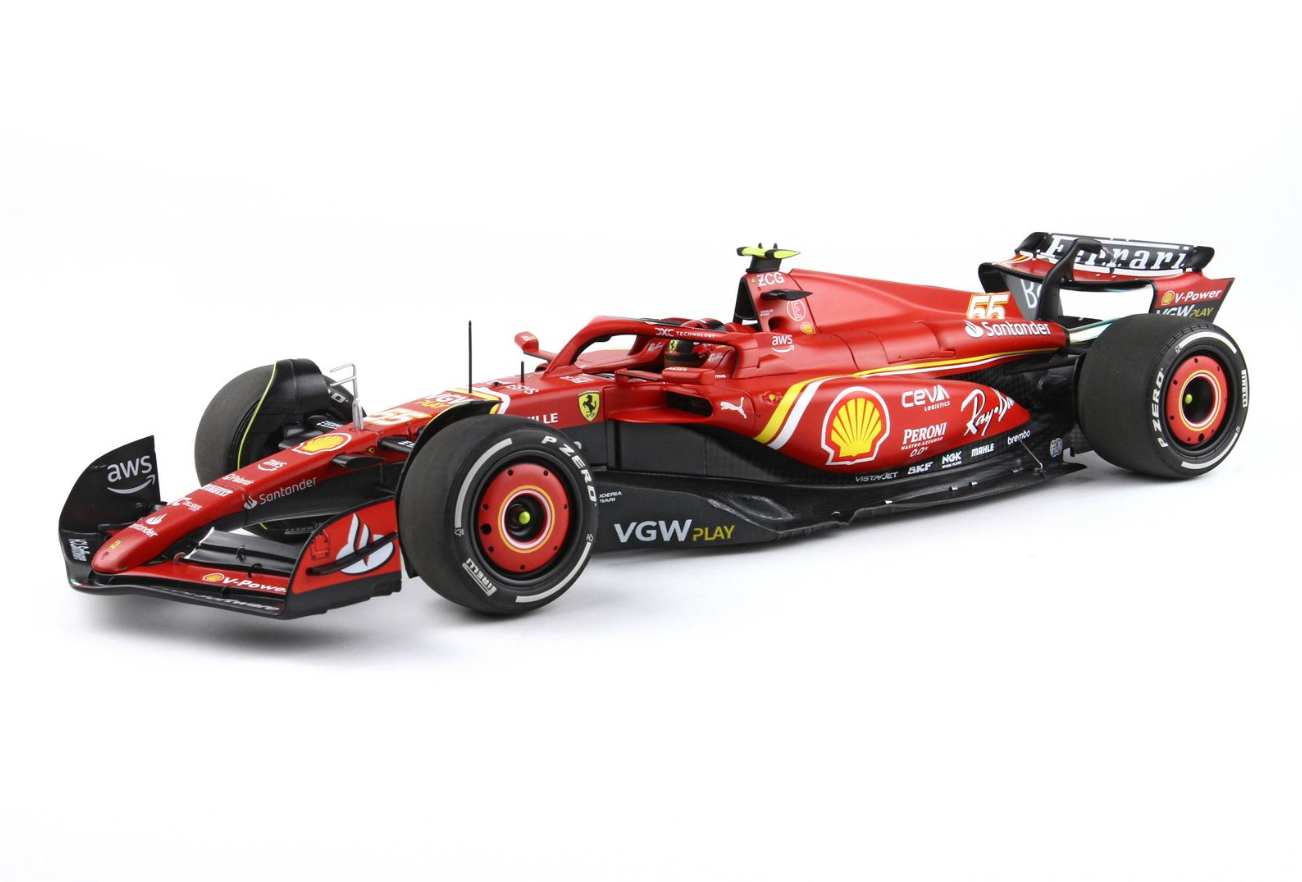 BBR 1:18 Ferrari SF24 Australian GP 2024 (Luxury Packaging) C. Sainz-first place