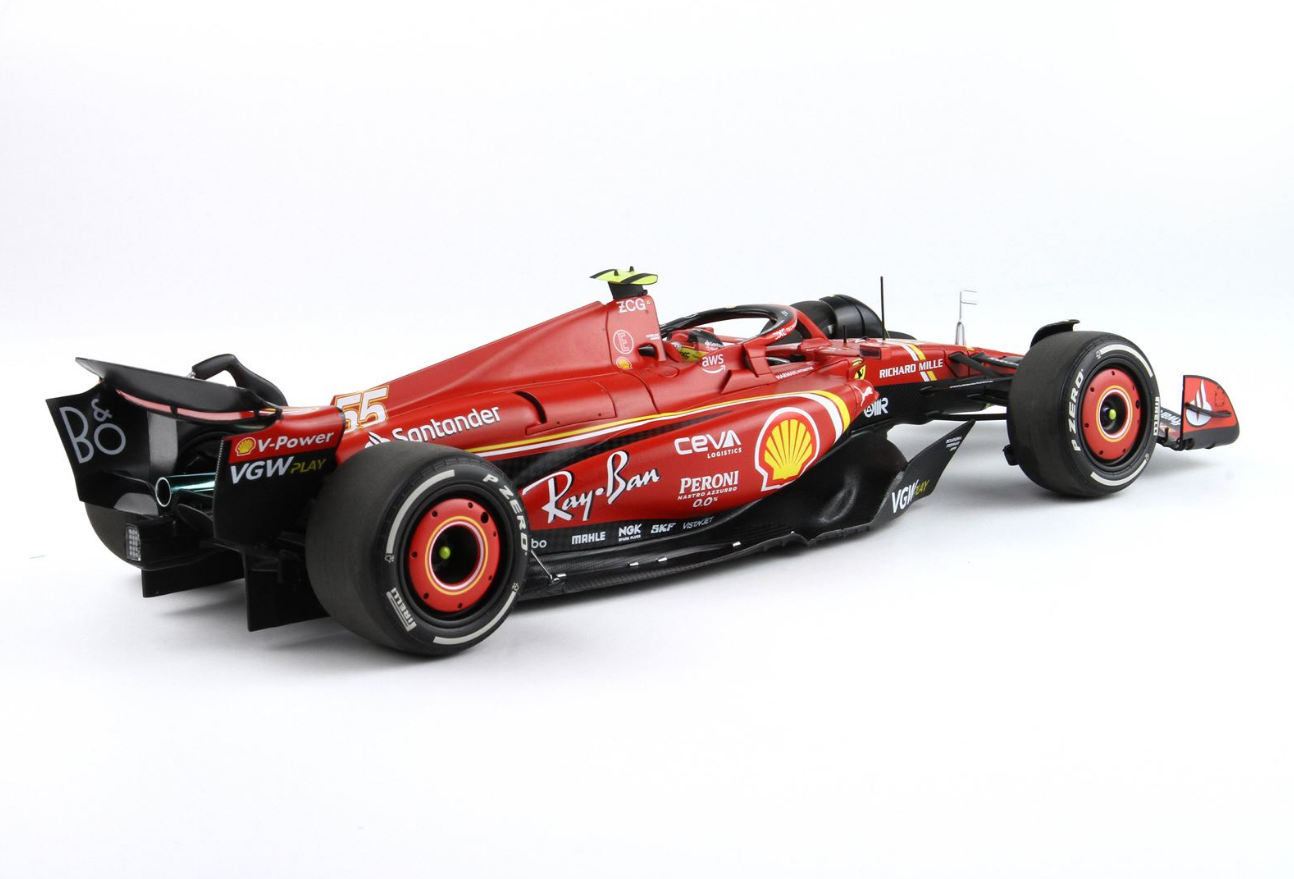 BBR 1:18 Ferrari SF24 Australian GP 2024 (Luxury Packaging) C. Sainz-first place