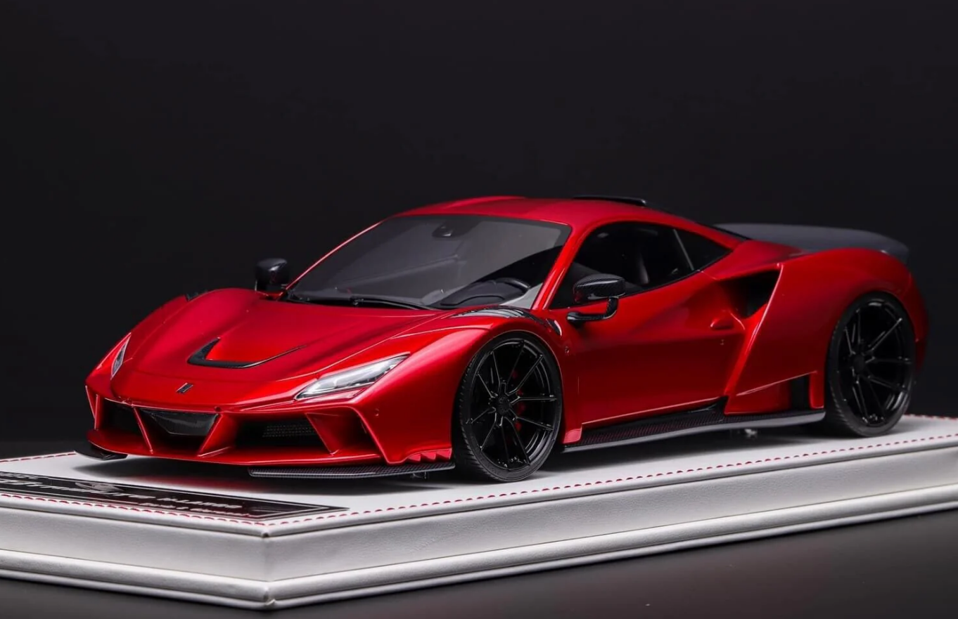 Davis & Giovanni 1:18 Ferrari F8 Tributo Novitec N-Largo (Rosso F1)