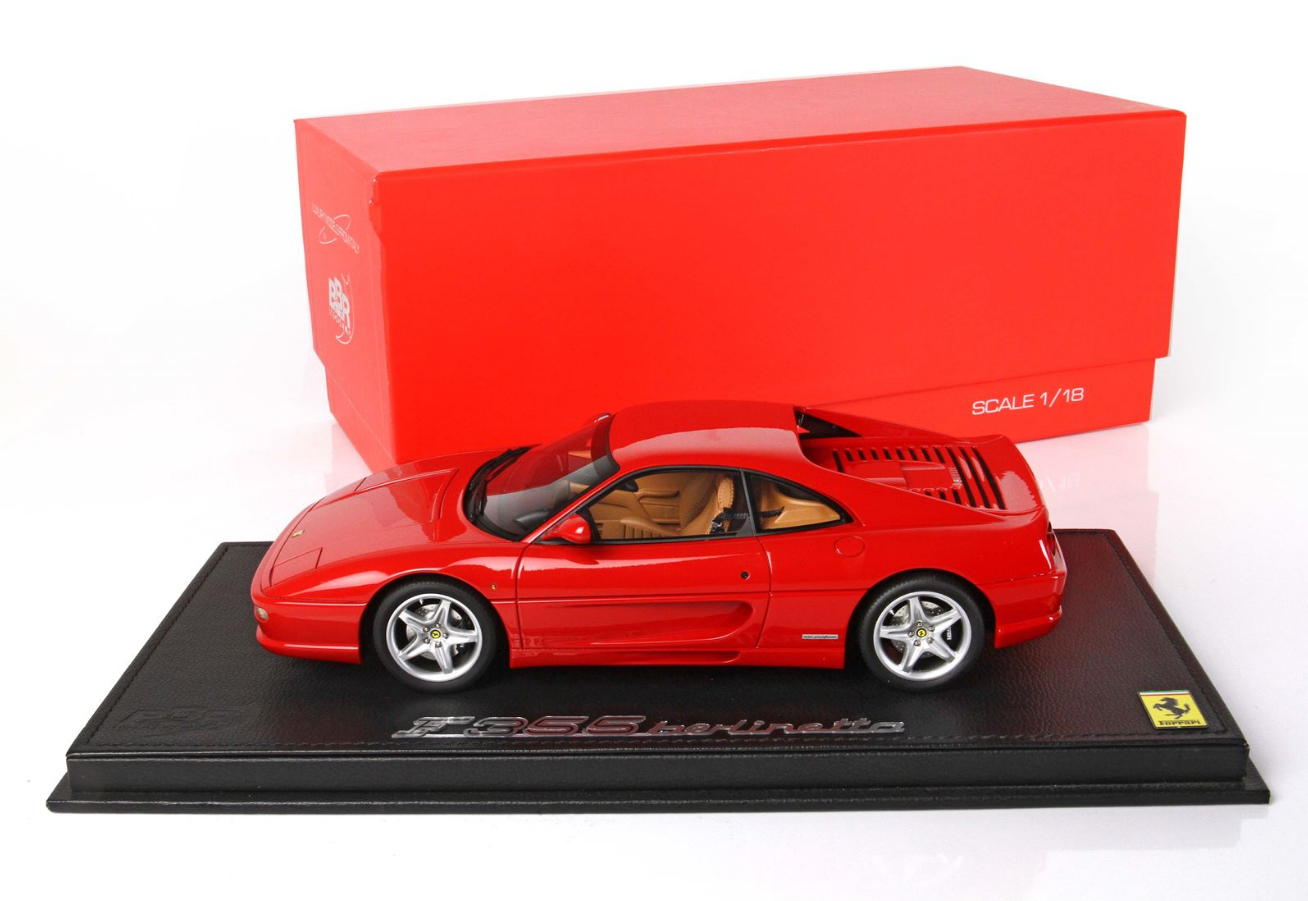BBR 1:18 Ferrari F355 Berlinetta 1994 (Manual gear) - Rosso Corsa