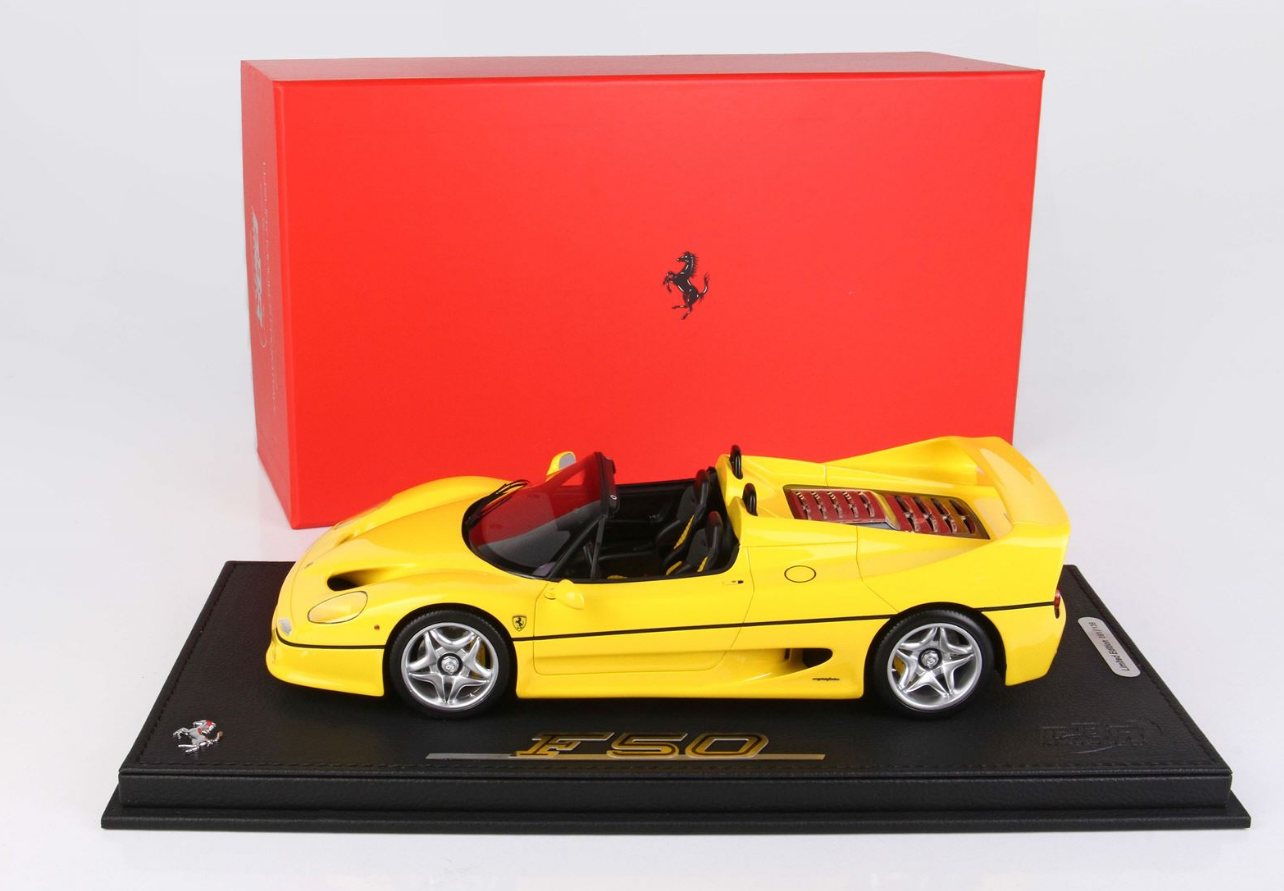 BBR 1:18 Ferrari F50 Coupe 1995 Spider (Yellow)