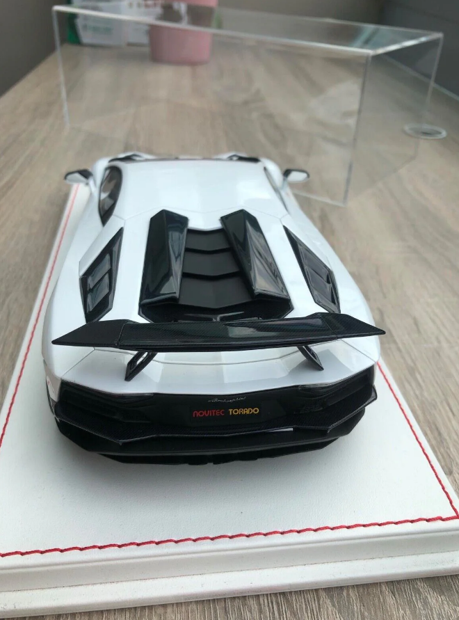 Davis & Giovanni 1:18 Lamborghini Aventador S Novitec Torado (White)