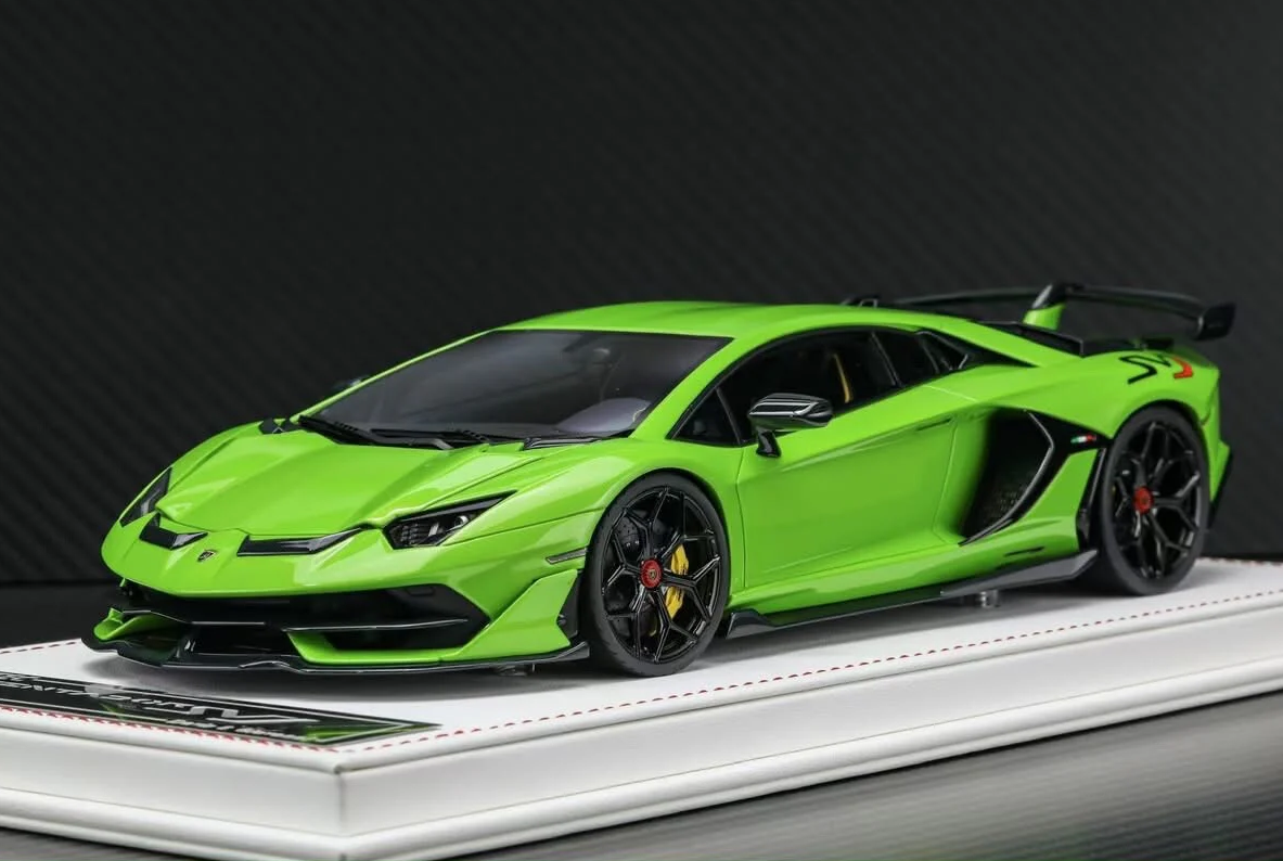 Davis & Giovanni 1:18 Lamborghini Aventador SVJ Novitec Torado (Green)