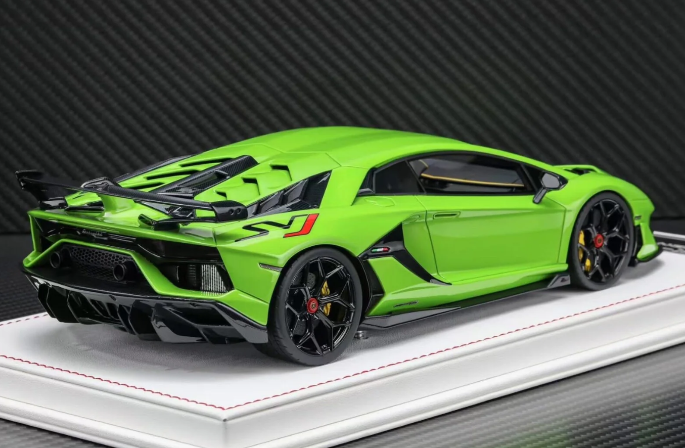 Davis & Giovanni 1:18 Lamborghini Aventador SVJ Novitec Torado (Green)