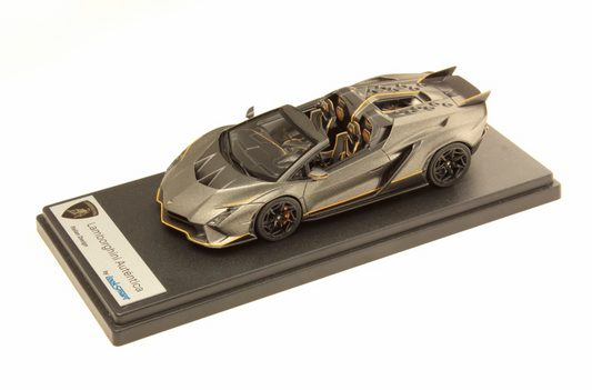 Looksmart 1:43 Lamborghini Auténtica (Grigio Titans)