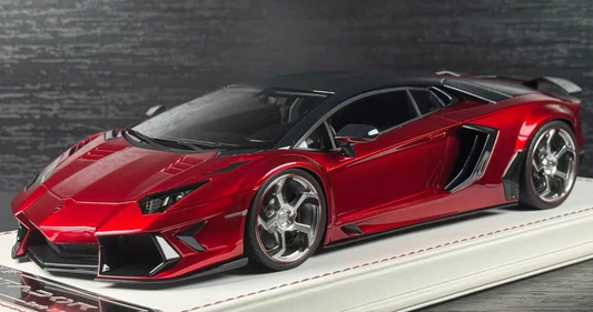 Davis & Giovanni 1:18 Lamborghini Aventador MANSORY (Electroplated Red)