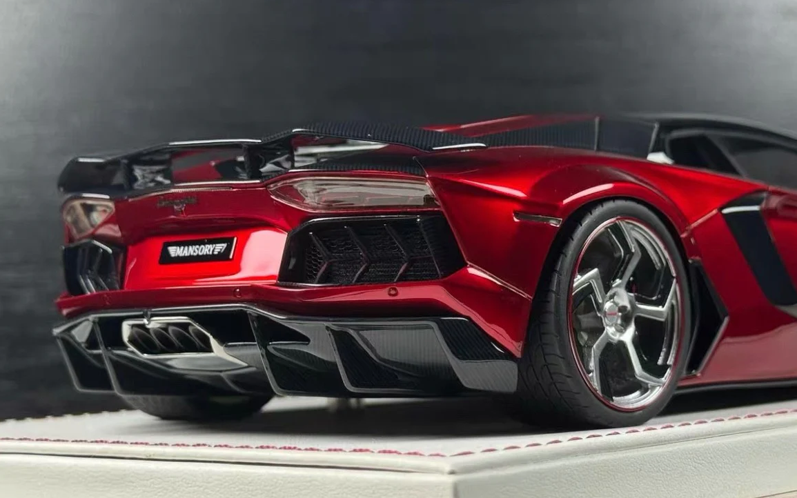 Davis & Giovanni 1:18 Lamborghini Aventador MANSORY (Electroplated Red)