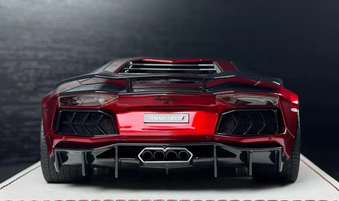 Davis & Giovanni 1:18 Lamborghini Aventador MANSORY (Electroplated Red)