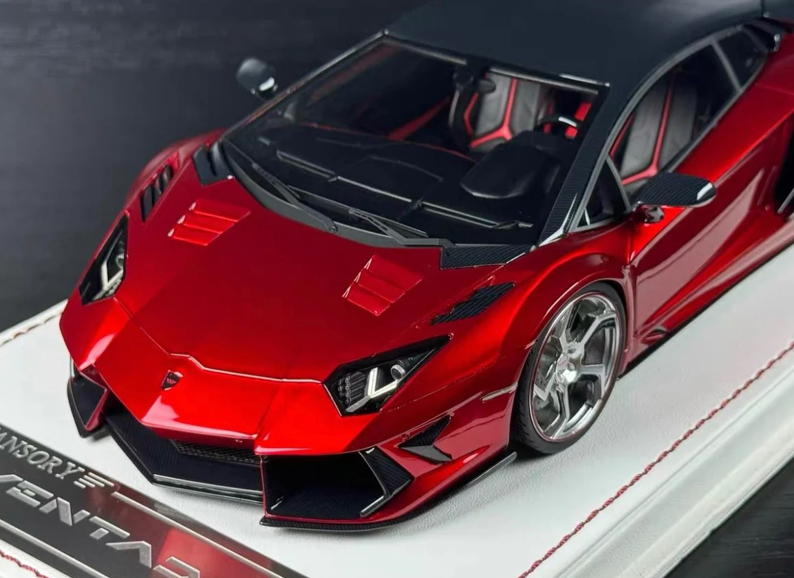 Davis & Giovanni 1:18 Lamborghini Aventador MANSORY (Electroplated Red)