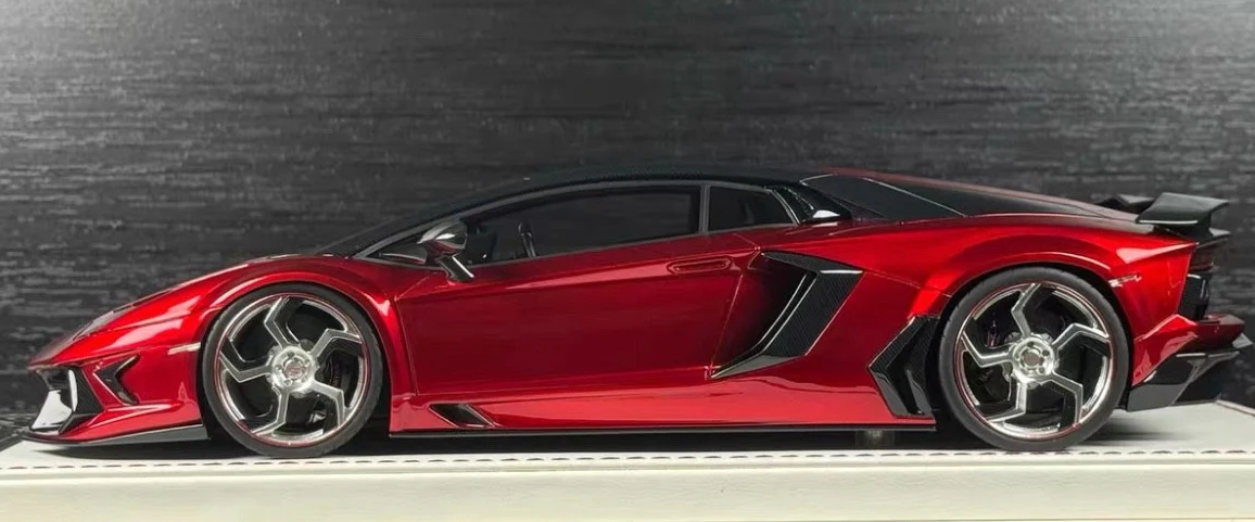 Davis & Giovanni 1:18 Lamborghini Aventador MANSORY (Electroplated Red)