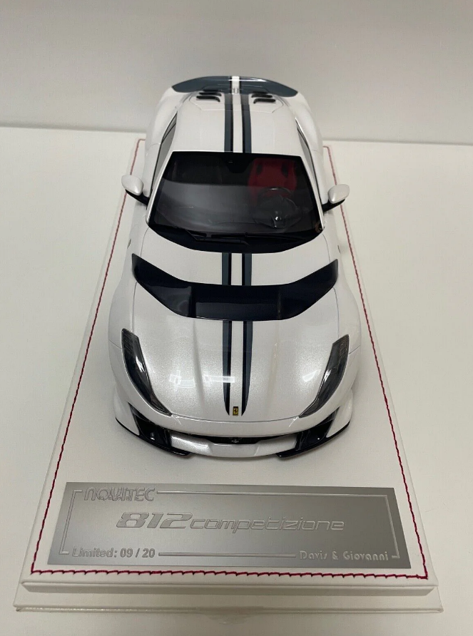 Davis & Giovanni 1:18 Ferrari 812 Competizione Novitec Rosso (White)