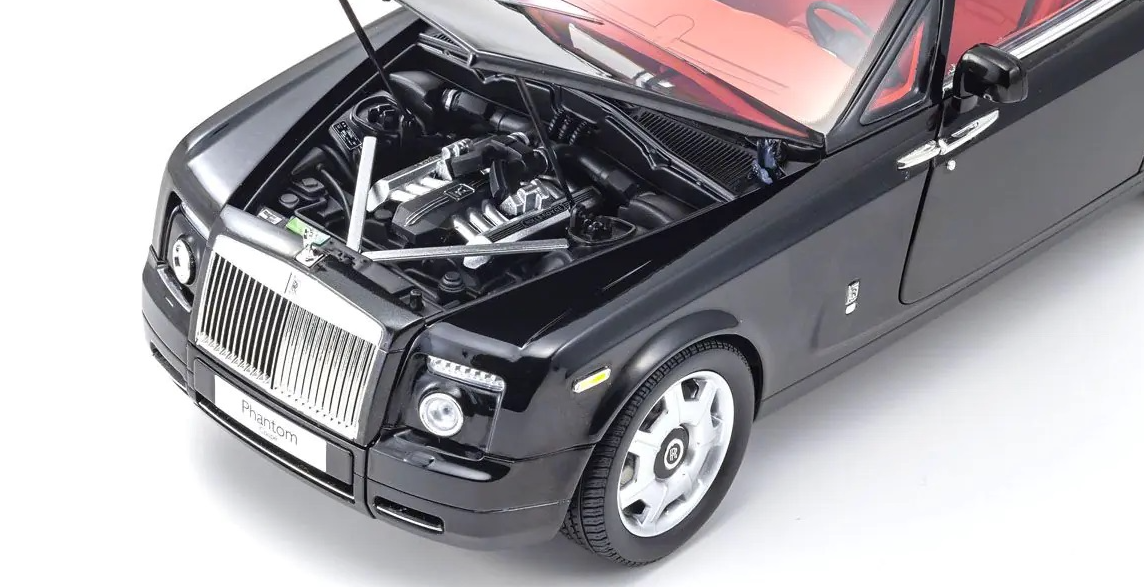 Kyosho 1:18 Rolls-Royce Phantom Coupe (Diamond Black)