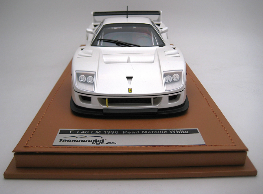 Tecnomodel 1:18 Ferrari F40 LM Press Version (White)