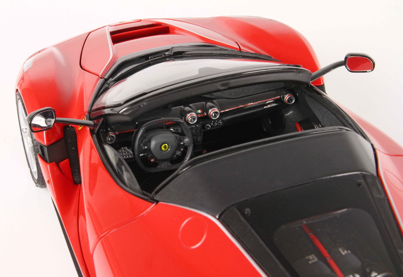 BBR Models 1:18 Ferrari Laferrari Aperta 'OPEN' (Rosso Corsa)