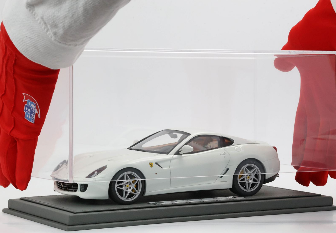 BBR 1:18 Ferrari 599 GTB Fiorano 2006 Automatic Gear - Avus White