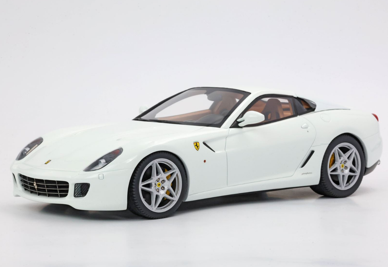 BBR 1:18 Ferrari 599 GTB Fiorano 2006 Automatic Gear - Avus White