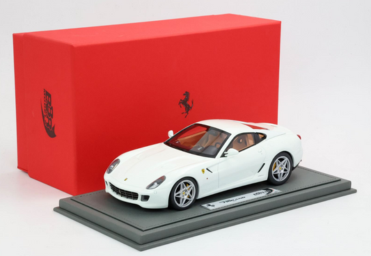 BBR 1:18 Ferrari 599 GTB Fiorano 2006 Automatic Gear - Avus White