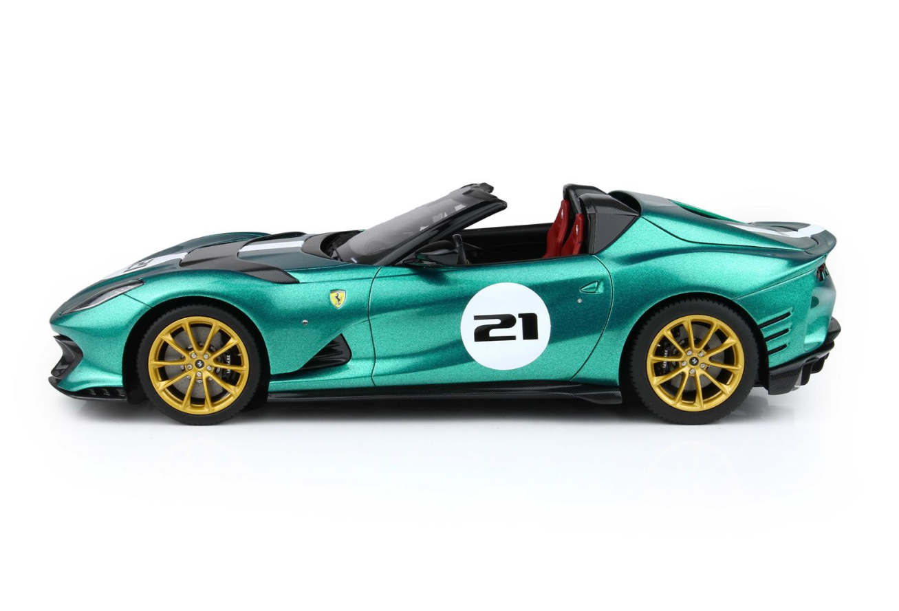 BBR 1:18 Ferrari 812 Competizione Aperta (Green Jewel)