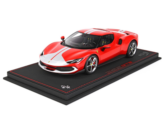 BBR 1:18 Ferrari 296 GTB Assetto Fiorano (Rosso Corsa 322)