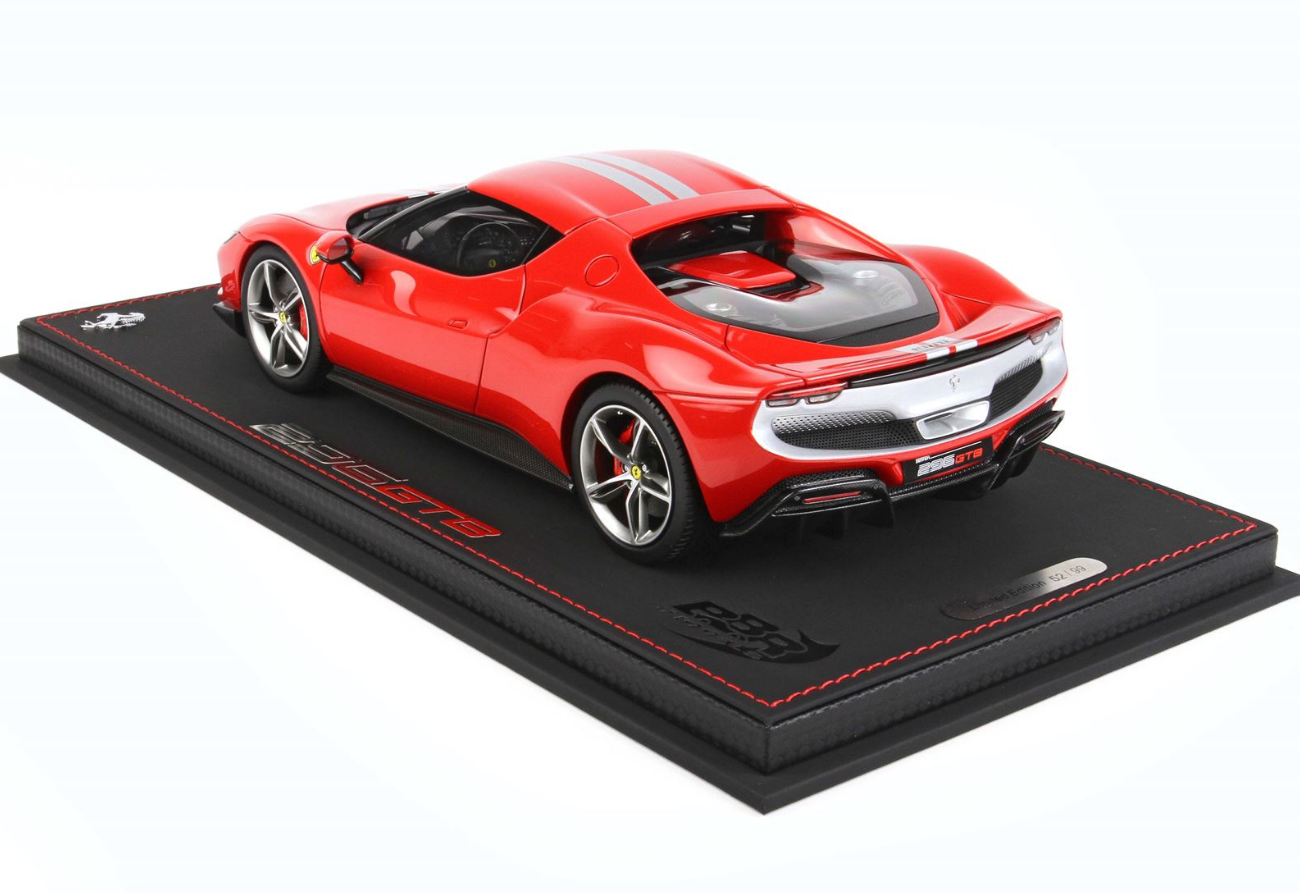 BBR 1:18 Ferrari 296 GTB Assetto Fiorano (Rosso Corsa 322)