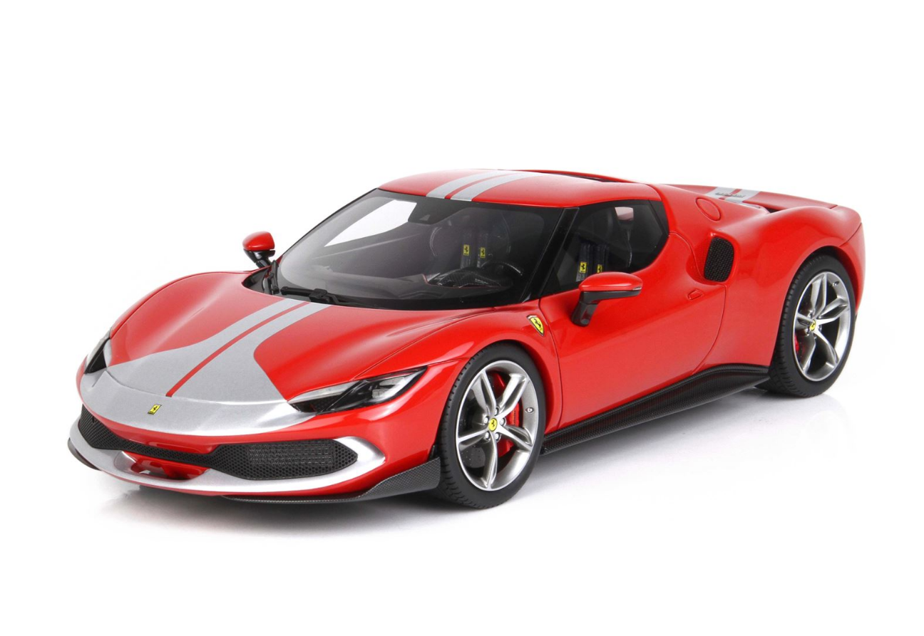 BBR 1:18 Ferrari 296 GTB Assetto Fiorano (Rosso Corsa 322)