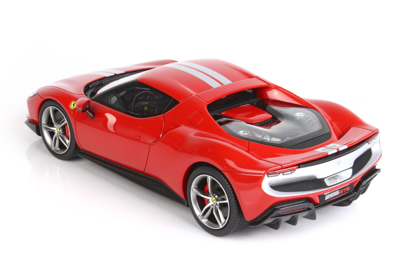 BBR 1:18 Ferrari 296 GTB Assetto Fiorano (Rosso Corsa 322)