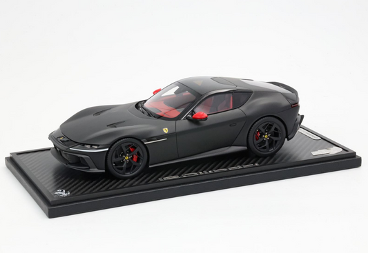 BBR 1:18 Ferrari 12Cilindri (Panoramic roof) - Matt Black
