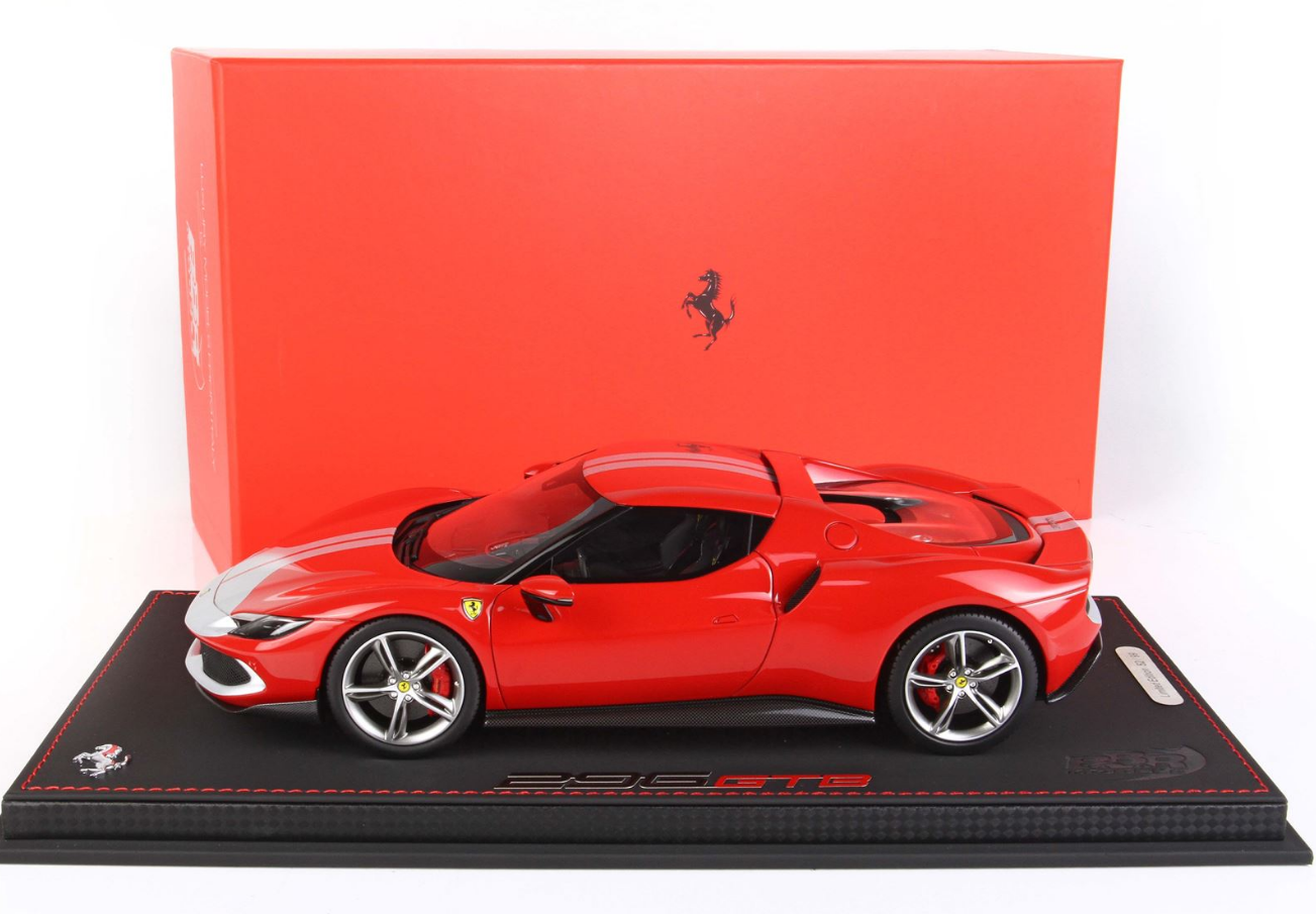 BBR 1:18 Ferrari 296 GTB Assetto Fiorano (Rosso Corsa 322)