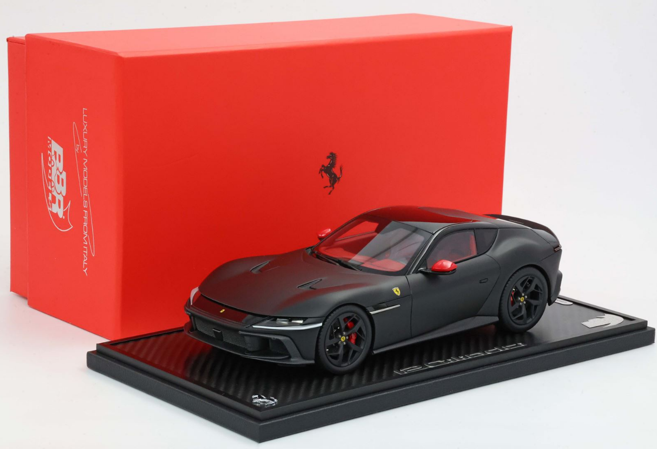 BBR 1:18 Ferrari 12Cilindri (Panoramic roof) - Matt Black