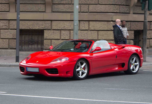 BBR 1:18 Ferrari 360 Modena Spider Manual Gear - Rosso Corsa/Black