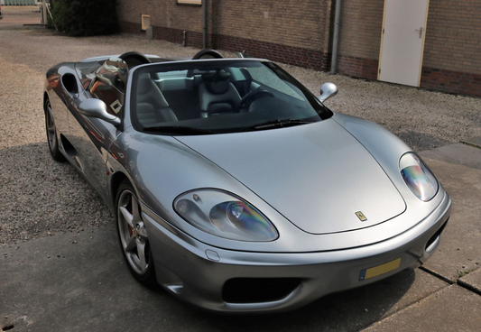 BBR 1:18 Ferrari 360 Modena Spider manual gear - Grigio Alloy - Black