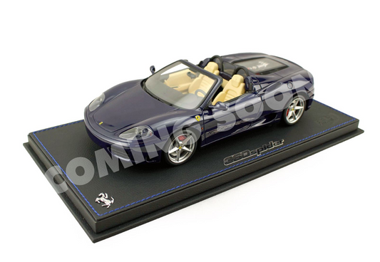 BBR 1:18 Ferrari 360 Modena Spider (Manual Gear) - Blu Le Mans