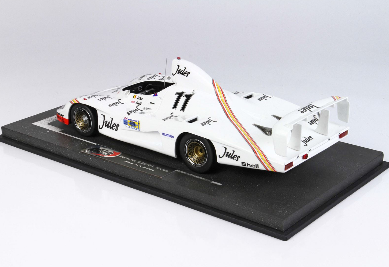 BBR 1:18 Porsche 936/81 Turbo 24 H. Le Mans 1981 - Bell- Ickx N° 11 winner