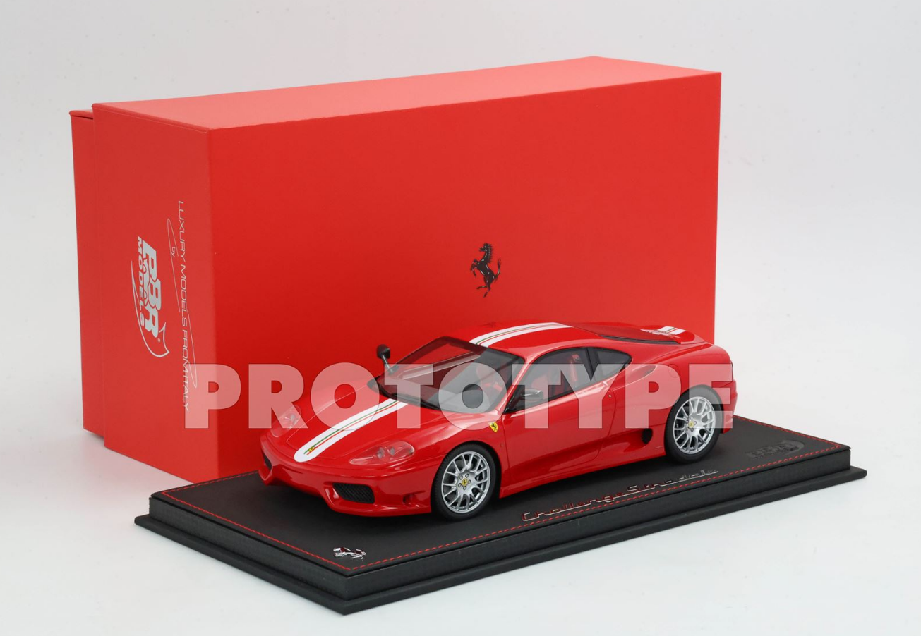 BBR 1:18 Ferrari 360 Challenge Stradale (Rosso Corsa)