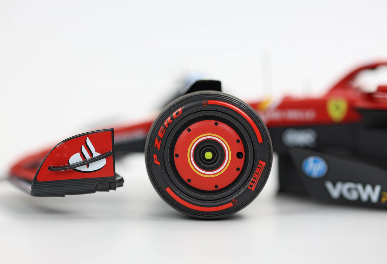 BBR 1:18 Ferrari SF24 MONACO GP 2024 (Leclerc pole position tyres)