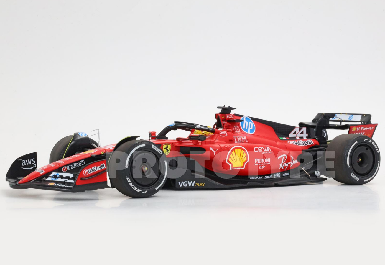BBR 1:18 Ferrari SF 23 - Hamilton - Fiorano test 2025 - car n. 44
