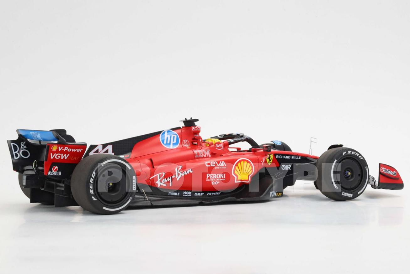 BBR 1:18 Ferrari SF 23 - Hamilton - Fiorano test 2025 - car n. 44