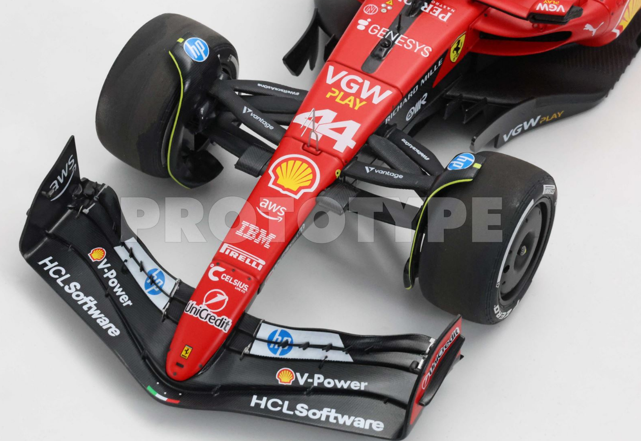 BBR 1:18 Ferrari SF 23 - Hamilton - Fiorano test 2025 - car n. 44