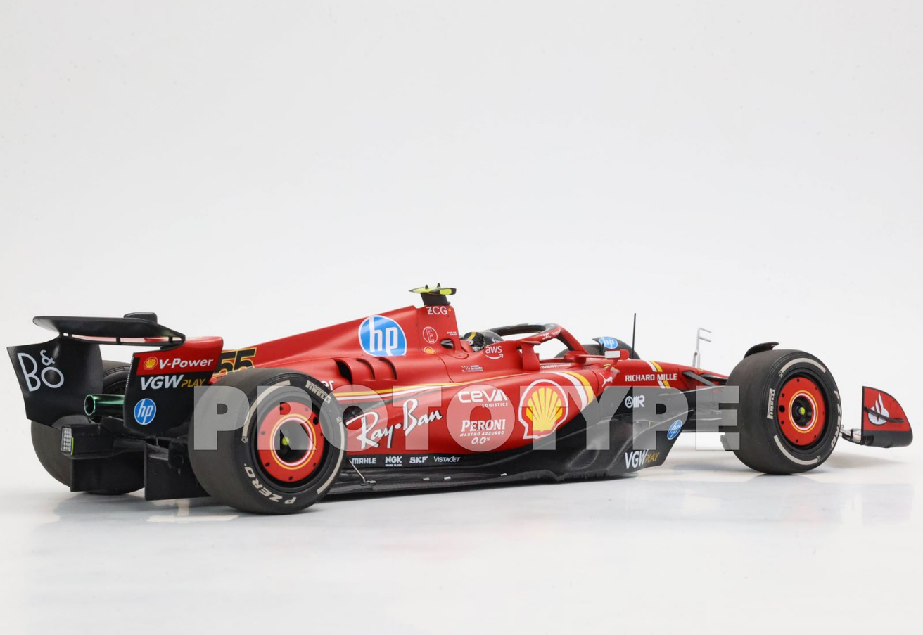 BBR 1:18 Ferrari SF24 ITALIAN GP 2024 - Monza Sainz 4th position