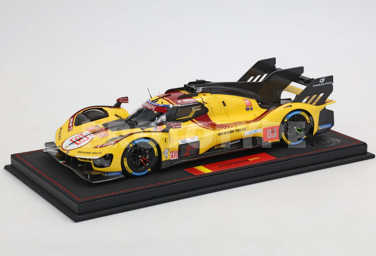 BBR 1:18 Ferrari 499P car n. 83 - WINNER 24h Le Mans 2025