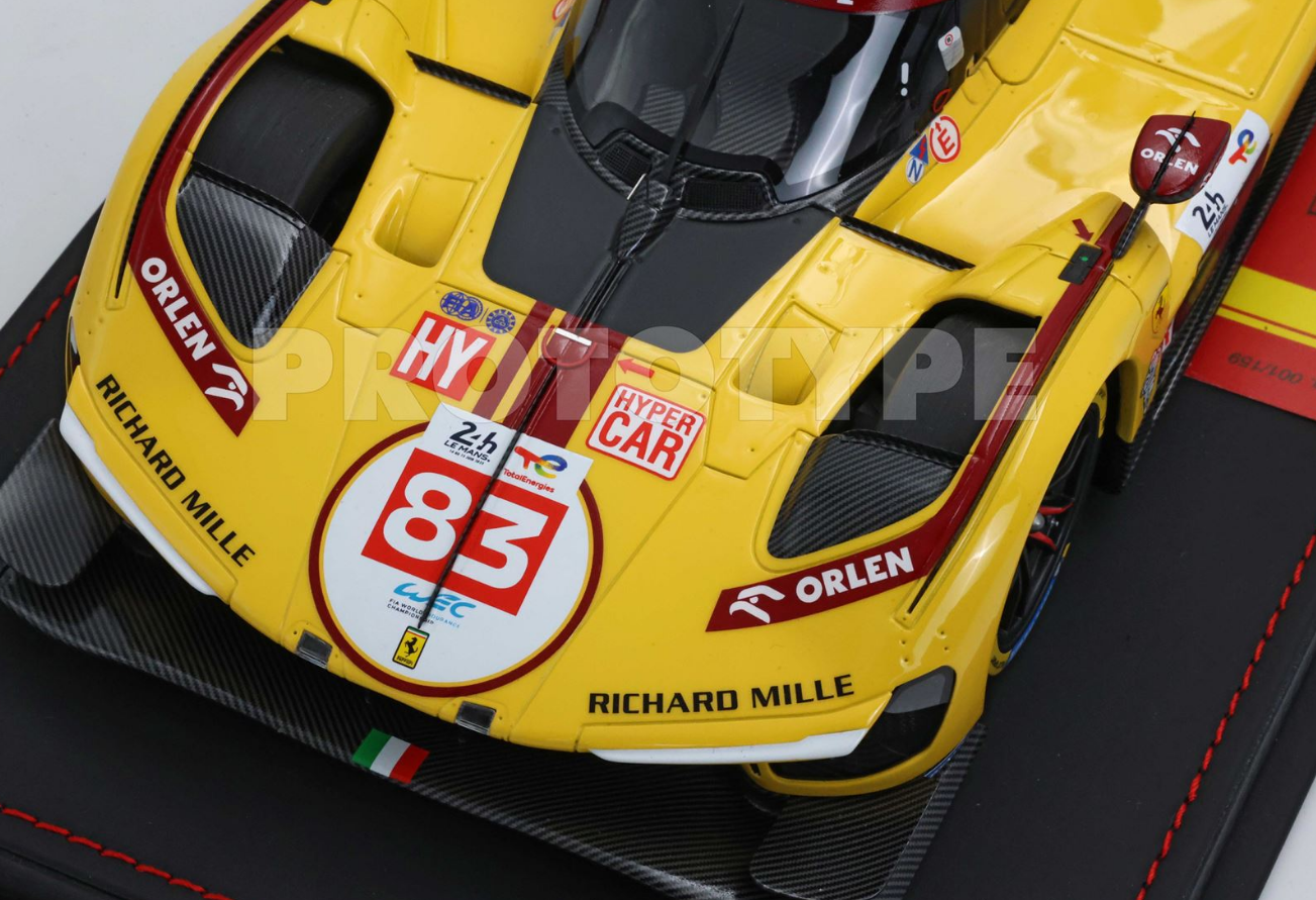 BBR 1:18 Ferrari 499P car n. 83 - WINNER 24h Le Mans 2025
