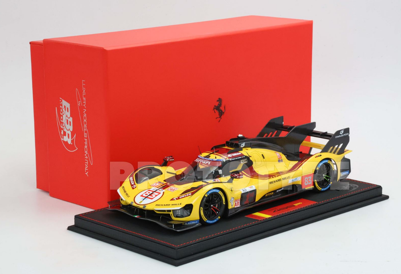 BBR 1:18 Ferrari 499P car n. 83 - WINNER 24h Le Mans 2025