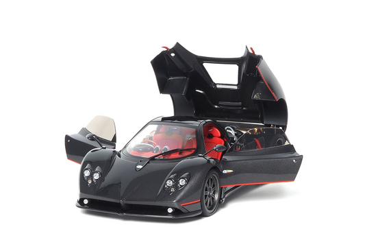 BBR 1:18 Pagani Zonda F (Carbon Fiber/Red)