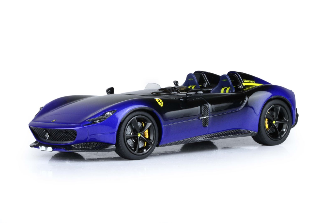 BBR 1:43 Ferrari Monza SP2 (Blu viery - new black daytona)