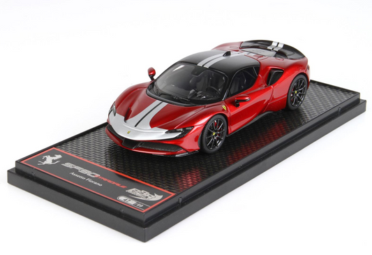 BBR 1:43 Ferrari SF90 Stradale Pack Fiorano (Red fire)
