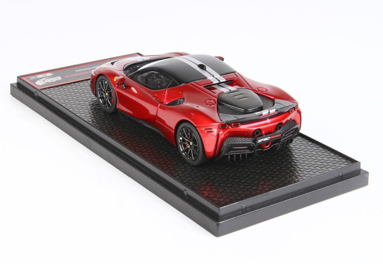BBR 1:43 Ferrari SF90 Stradale Pack Fiorano (Red fire)