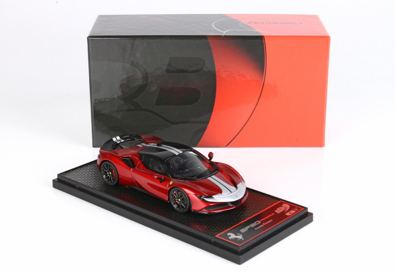 BBR 1:43 Ferrari SF90 Stradale Pack Fiorano (Red fire)